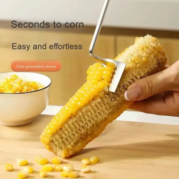 Stainless Steel Kitchen Corn Peeling Tool Corn Cob Thresher(1 pack) - Picture 8 of 9